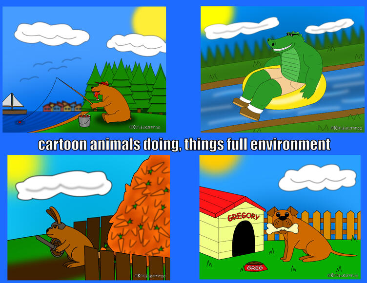 doing something with environment/background (10$)